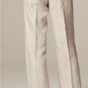 J. Crew Beige Linen Pants